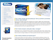 Tablet Screenshot of pro-size.com